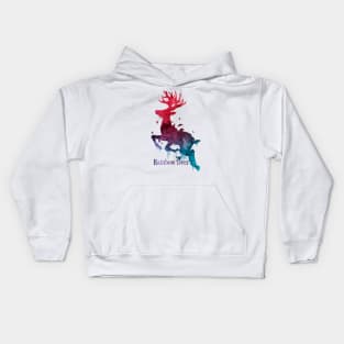 Rainbow Deer Kids Hoodie